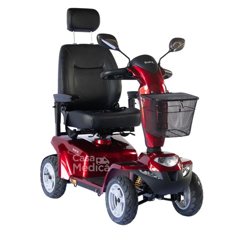 Cadeira de Rodas Motorizada Scooter Scott XL para Obeso até 181kg